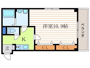 サンクスパレ西矢掛の物件間取画像